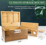 Viking Factory Large Bamboo Box Tray