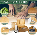 Viking Factory Large Bamboo Box Tray